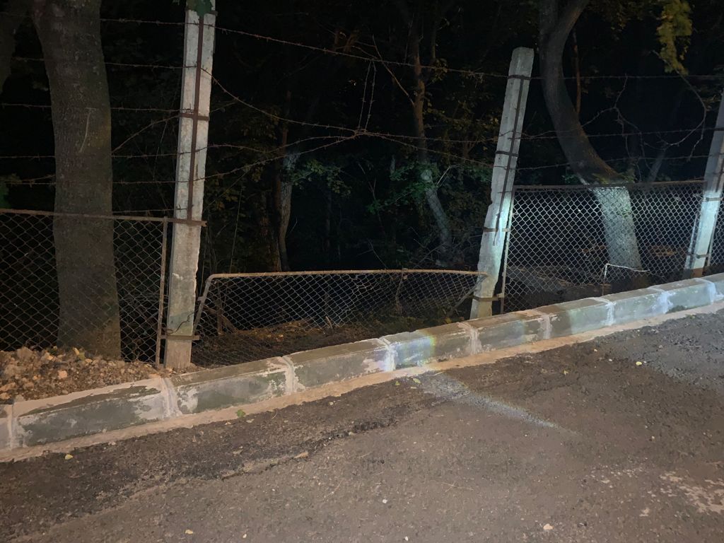 Gard vandalizat de urși pe strada Nisipului